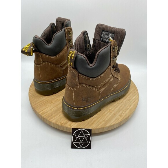 Dr. Martens Boots Mens Size 6 Brown Gabion Pit Whiskey Leather Heavy Duty Work - Picture 3 of 12